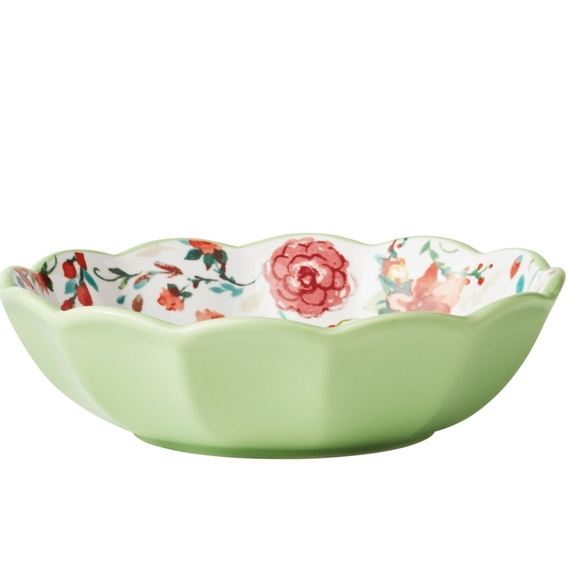 2024 ❤️ New Pioneer Woman Painted Meadow Ceramic 4-Piece Pasta Bowl Set - Picture 6 of 10